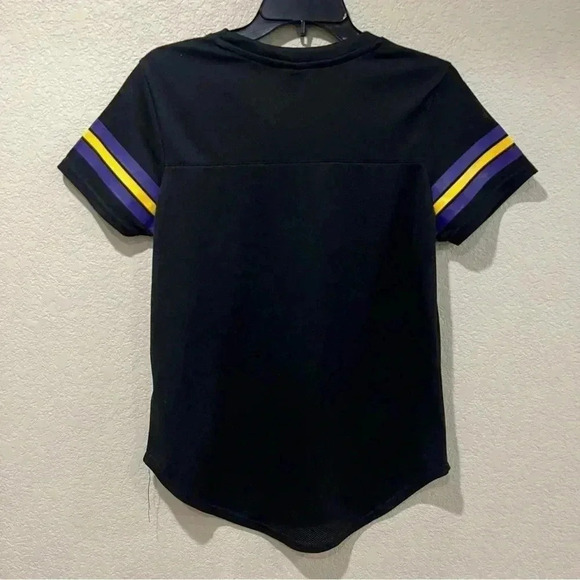 Ultra Game NBA Women’s Soft Mesh Los Angeles Lakers T-Shirt Black Size Small - Picture 2 of 13